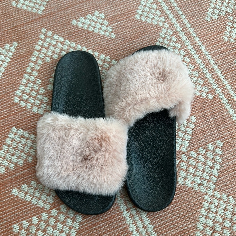Fuzzy slippers